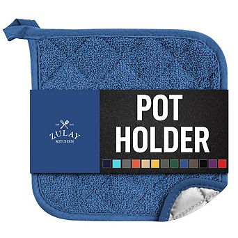 Zulay Kitchen 1-Pack Pot Holders for Kitchen Heat Resistant Cotton