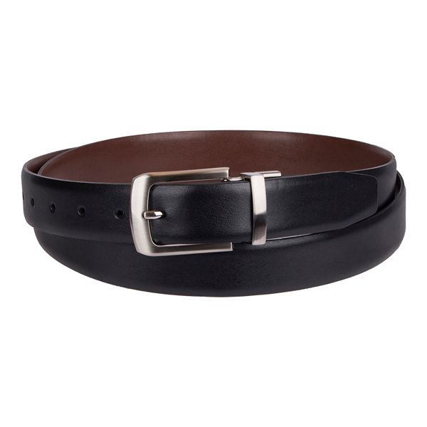 Croft & Barrow® Reversible Soft-Touch Faux-Leather Belt