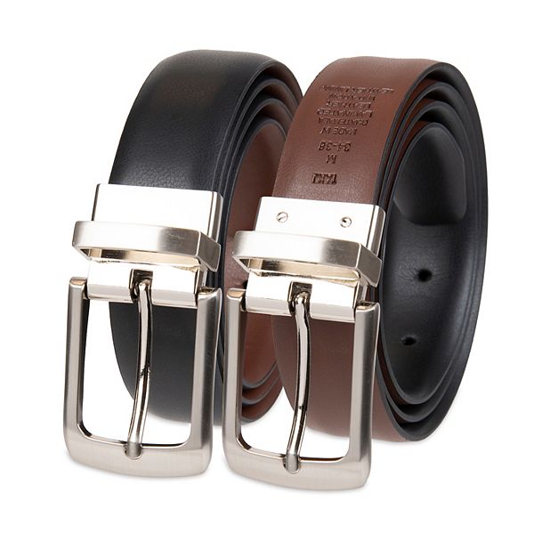 Croft & Barrow® Reversible Soft-Touch Faux-Leather Belt