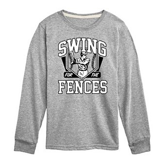 Boys 8-20 Swing For The Fences Long Sleeve Graphic Tee