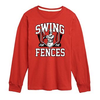 Boys 8-20 Swing For The Fences Long Sleeve Graphic Tee