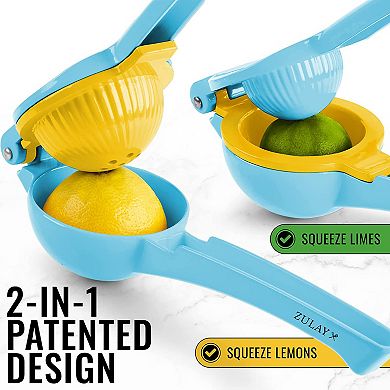 Zulay Kitchen 2-in-1 Lemon Lime Squeezer