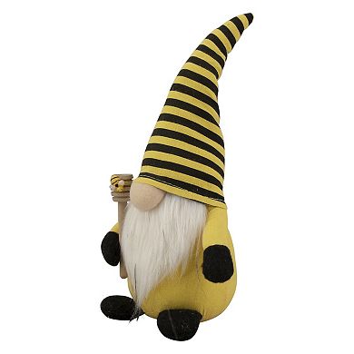 10 in Yellow and Black Bumblebee Springtime Gnome