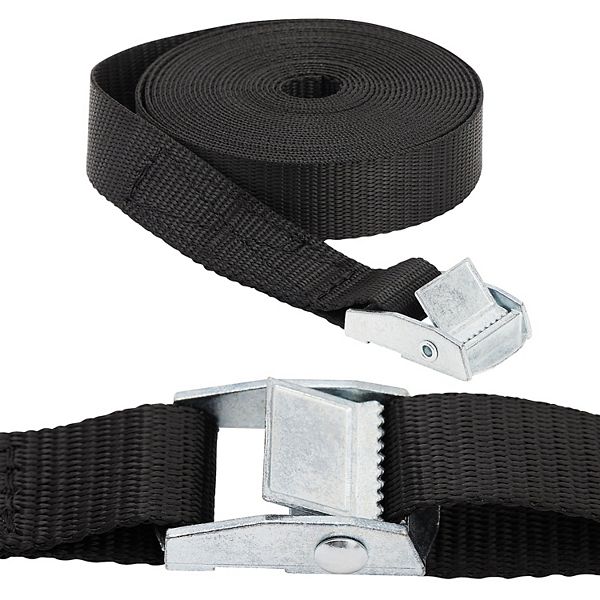 5 Pack Kayak Tie Down Straps, Lashing Straps with Buckles for Bike