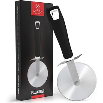 Zulay Kitchen Pizza Cutter Wheel with Comfortable Grip