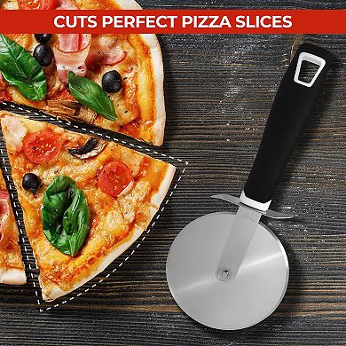 Zulay Kitchen Pizza Cutter Wheel with Comfortable Grip