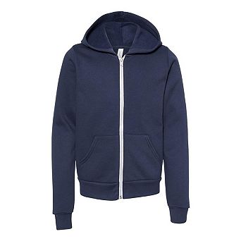 BELLA + CANVAS Youth Sponge Fleece Full-Zip Hoodie