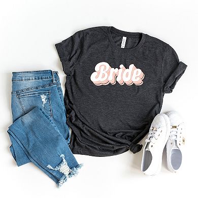 Pink Bride Short Sleeve Graphic Tee