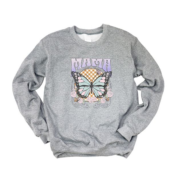 Grey discount butterfly sweatshirt