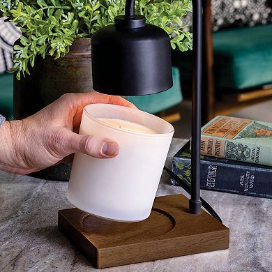 Candle Warmers Etc. Black Arched Candle Warmer Lamp Table Decor