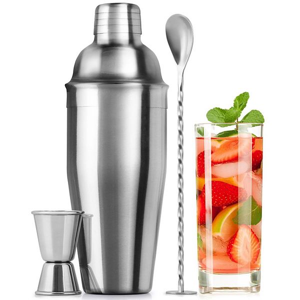 Drink Shaker, Large Capacity Cocktail Shaker with Measurements