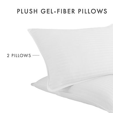 Urban Loft's Super Plush Bed Pillows Cooling Gel-infused Fibers, 2 Pack