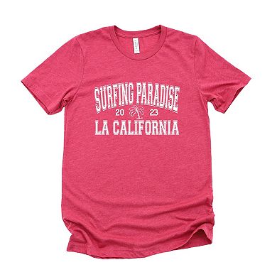 Surfing Paradise LA - Women's Short Sleeve Graphic T-Shirt