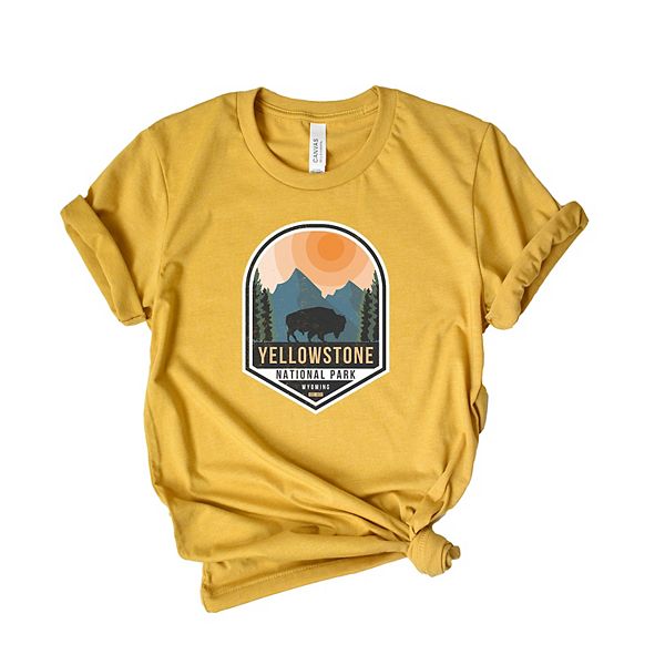 Yellowstone National Park Badge Short Sleeve Graphic Tee