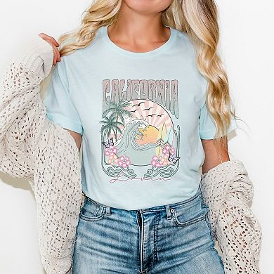 California Grunge - Women's Short Sleeve Graphic T-Shirt