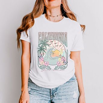 California Grunge - Women's Short Sleeve Graphic T-Shirt