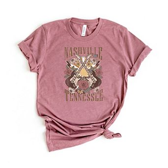 Simply Sage Market Nashville Retro Flowers Short Sleeve Tee