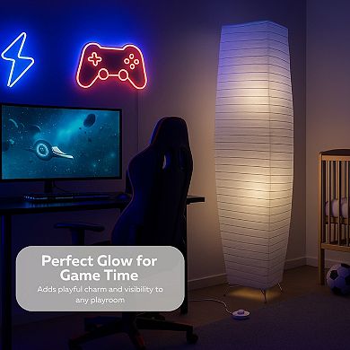 Japanese Style Rice Paper Floor Lamp