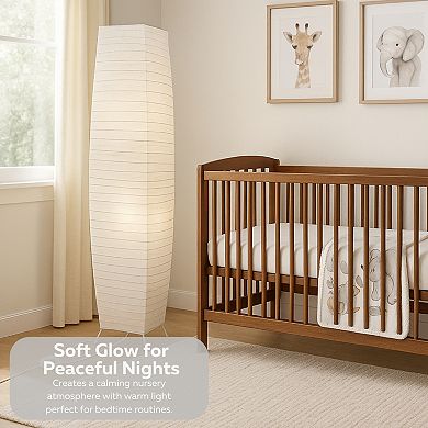 Japanese Style Rice Paper Floor Lamp