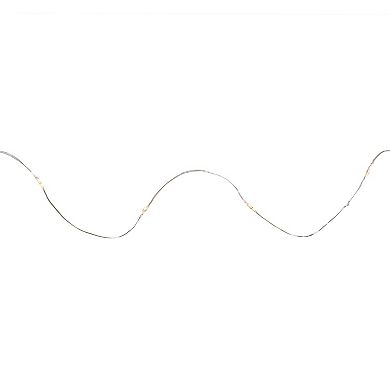 300 LED Warm White Curtain Christmas Lights - 10' Clear Wire