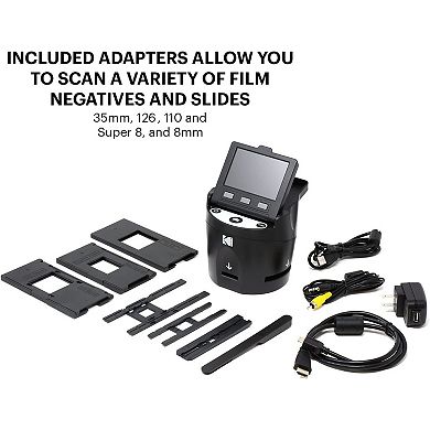 SCANZA Digital Film & Slide Scanner, Converts 35mm, 126, 110, Super 8 & 8 to JPEG