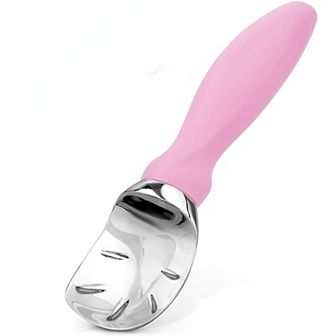 Zulay Kitchen Ice Cream Scoop With Soft Easy Grip Handle