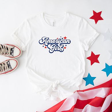 American Girl Retro Stars Short Sleeve Graphic Tee