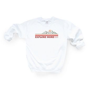 Explore More Mountains Retro Sweatshirt