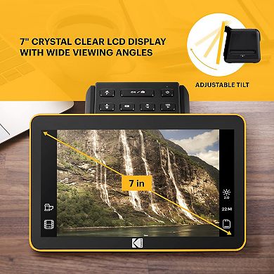 Slide N SCAN Digital Portable Film Scanner 7" LCD Screen, Slide Viewer & Slide Scanner