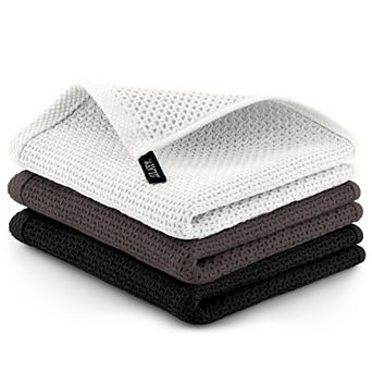 Zulay Kitchen Waffle Weave Kitchen Towels