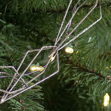 5.75" LED Lighted B/O Gold Wire Diamond Christmas Garland - Warm White Lights