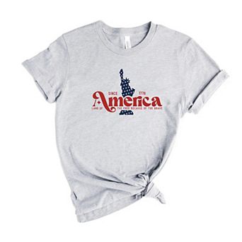 America Statue Short Sleeve Graphic Tee