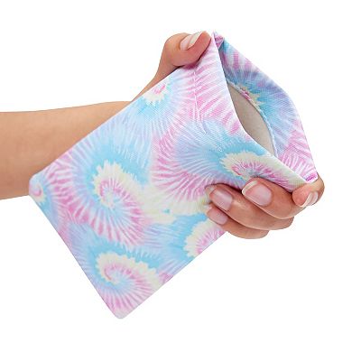 10 Pack Faux Leather Eye Glasses Pouch Cases w/ Cleaning Cloths 10 Designs, 4x7"