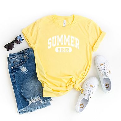 Varsity Summer Vibes Short Sleeve Graphic Tee