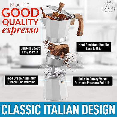 Zulay Kitchen Italian Style Espresso Maker
