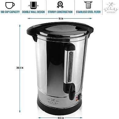 Zulay Kitchen Commercial Coffee Urn