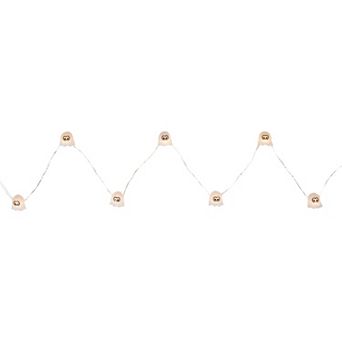 10-Count LED Halloween Ghost Fairy Lights 5.25ft Copper Wire