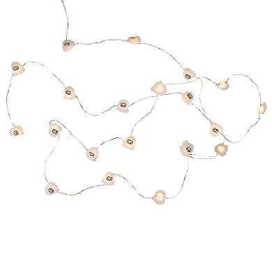 10-Count LED Halloween Ghost Fairy Lights 5.25ft Copper Wire