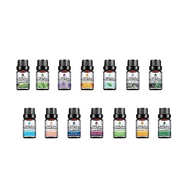 Pursonic 14 Pack Of 100% Pure Essential Aromatherapy Oils