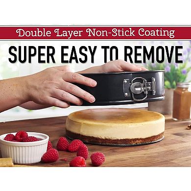 Zulay Kitchen Cheesecake Pan - Springform Pan with Safe Non-Stick Coating