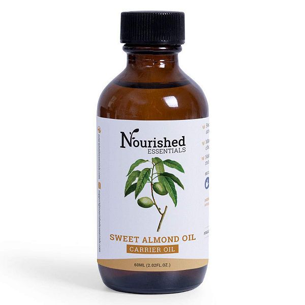 Pure Natural Sweet Almond Oil for Skin, Hair, and Nails Hydrating