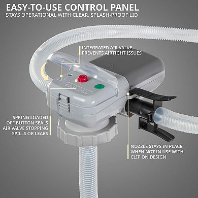 Deway Automatic Battery Powered, Fuel Transfer Pump with Auto-Stop