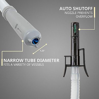 Deway Automatic Battery Powered, Fuel Transfer Pump with Auto-Stop