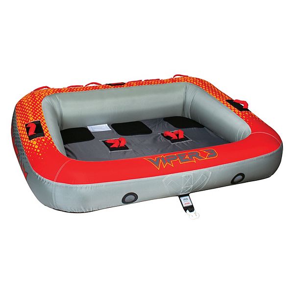 Connelly Viper 3 Person Inflatable Ride On Inner Tube with 2-Way Towing ...