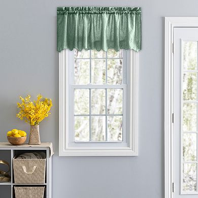 Portland Crushed Design All Season Taffeta Design Premium Quality Rod Pocket Valance