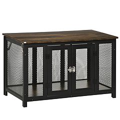 Dog crate that opens on cheap top