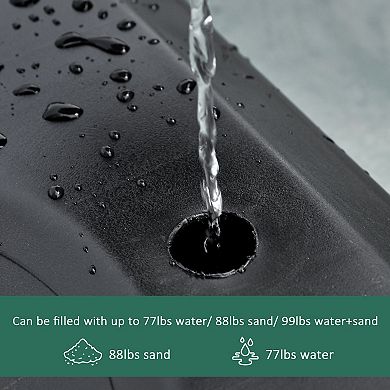 Soozier Basketball Stand for Kids & Height Adjustable w/ Fillable Bottom Base