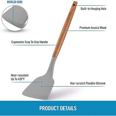 Zulay Kitchen Premium Silicone Spatula