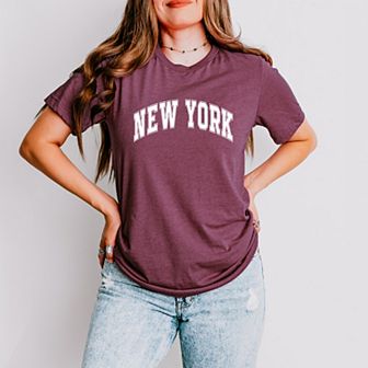 Simply Sage Market Varsity New York Short Sleeve Tee