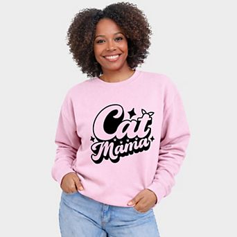 Cat Mama Bold - Women's Graphic Sweatshirt
